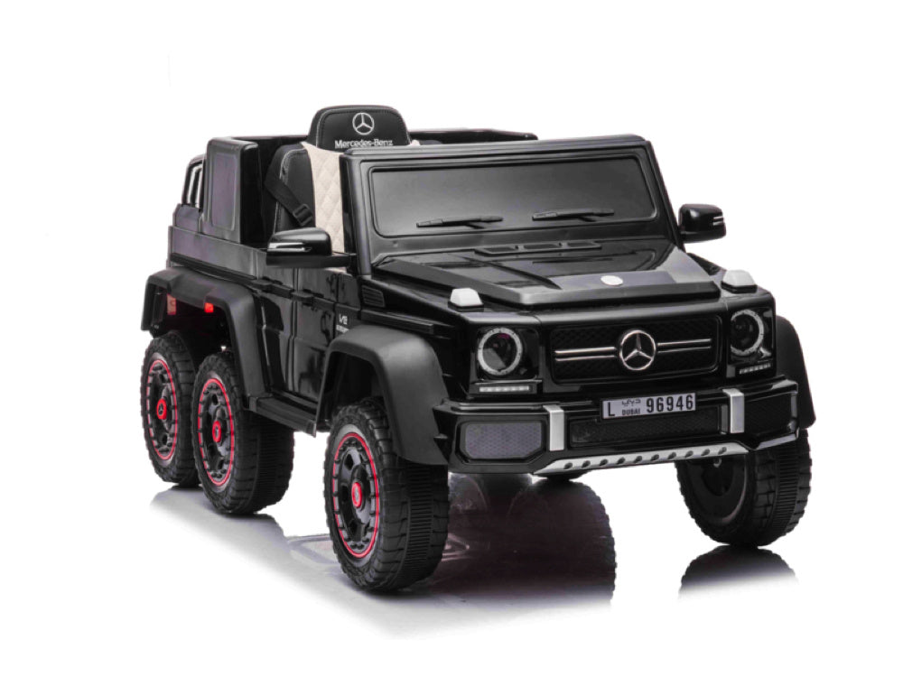 Mercedes-Benz G63 6X6, 12V Avec Pneus En Caoutchouc Et Plus Encore !