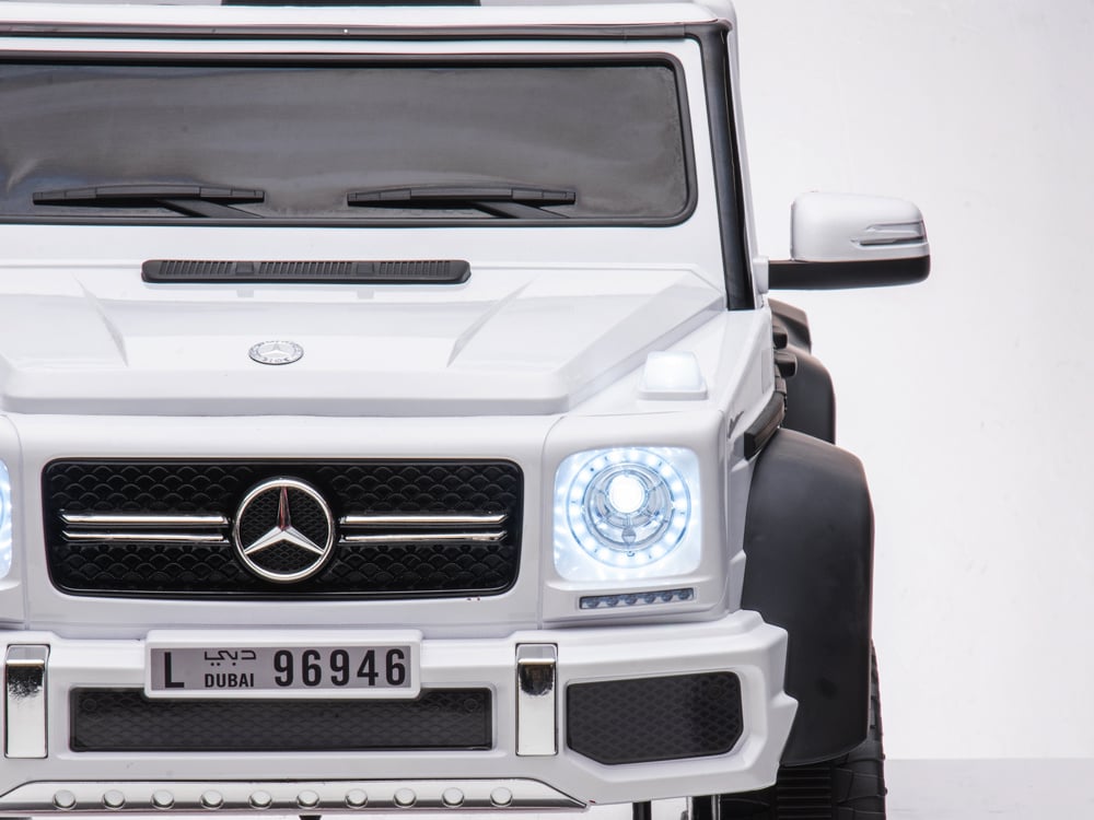 Mercedes-Benz G63 6X6, 12V Avec Pneus En Caoutchouc Et Plus Encore !