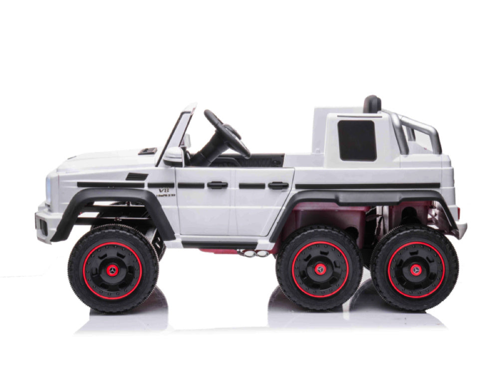 Mercedes-Benz G63 6X6, 12V Avec Pneus En Caoutchouc Et Plus Encore !