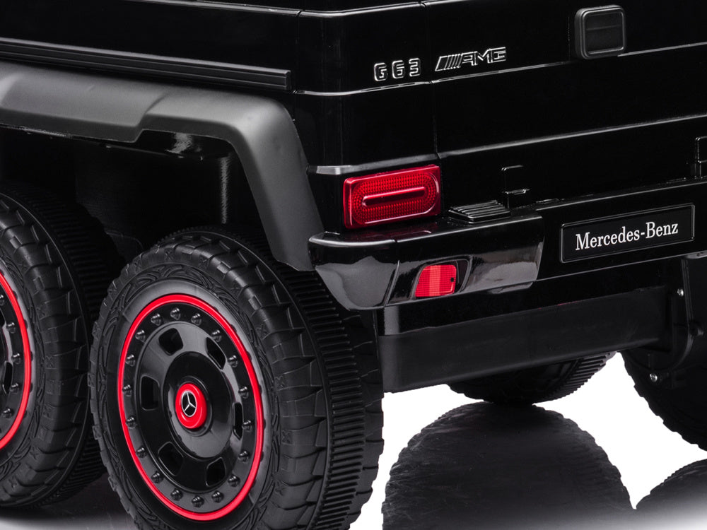 Mercedes-Benz G63 6X6, 12V Avec Pneus En Caoutchouc Et Plus Encore !