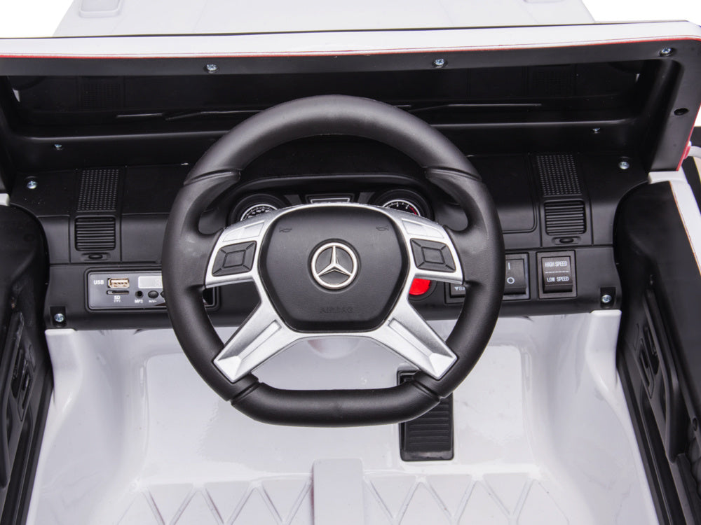 Mercedes-Benz G63 6X6, 12V Avec Pneus En Caoutchouc Et Plus Encore !