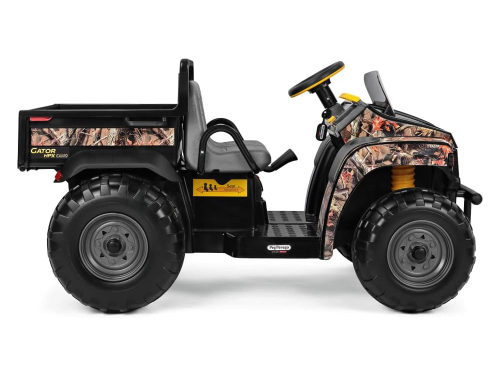Tracteur Électrique Pour Enfants John Deere 12 Volts Avec Bras De Pelle Fonctionnel Et Benne Basculante.