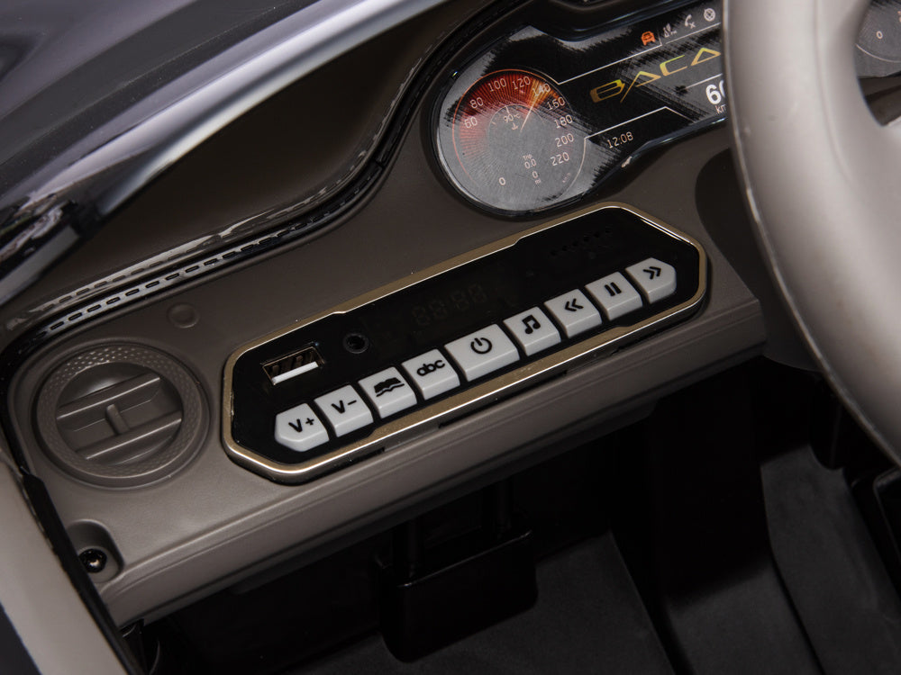 Bentley Bacalar, Voiture Électrique Pour Enfants 12 Volts, Siège En Cuir, Pneus En Caoutchouc Et Plus Encore.