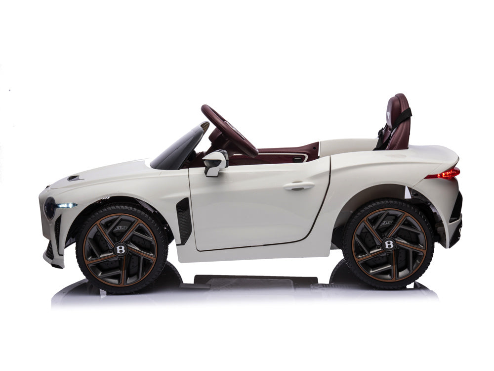 Bentley Bacalar, Voiture Électrique Pour Enfants 12 Volts, Siège En Cuir, Pneus En Caoutchouc Et Plus Encore.