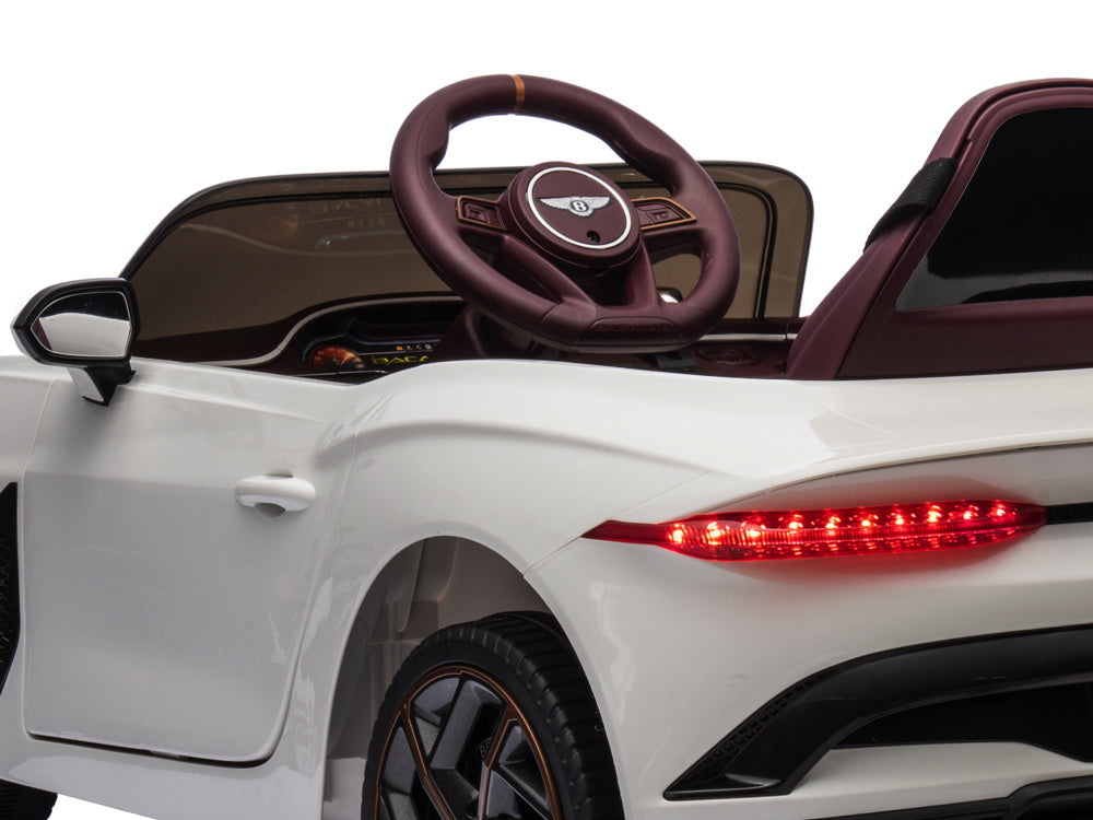 Bentley Bacalar, Voiture Électrique Pour Enfants 12 Volts, Siège En Cuir, Pneus En Caoutchouc Et Plus Encore.