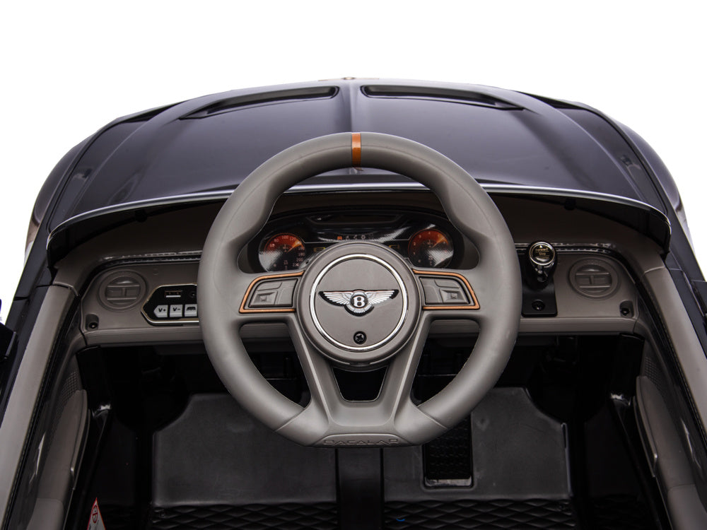 Bentley Bacalar, Voiture Électrique Pour Enfants 12 Volts, Siège En Cuir, Pneus En Caoutchouc Et Plus Encore.