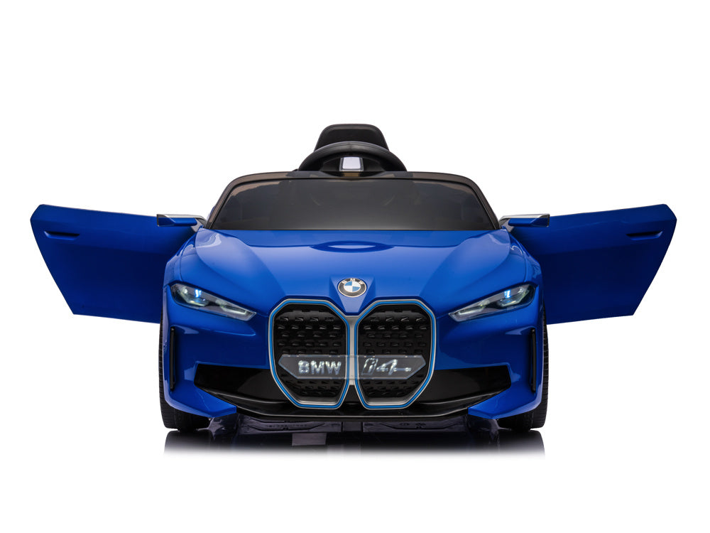 Bmw I4, Voiture Électrique Pour Enfants, 12V, Siège En Cuir, Module Musique Et Plus Encore !