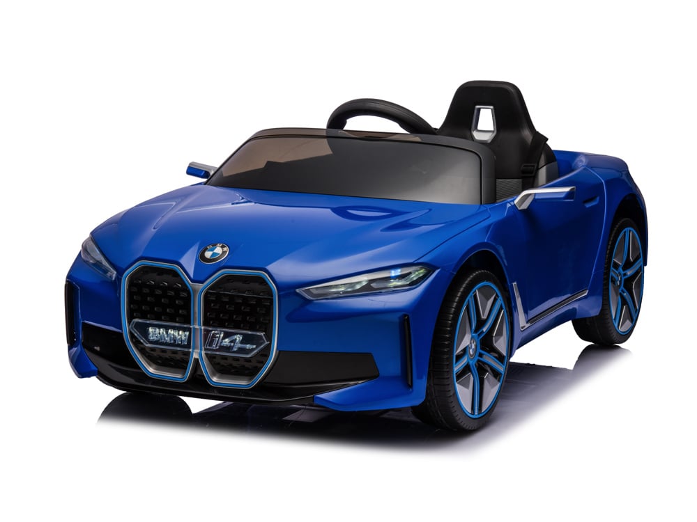 Bmw I4, Voiture Électrique Pour Enfants, 12V, Siège En Cuir, Module Musique Et Plus Encore !