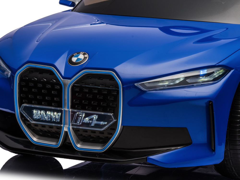 Bmw I4, Voiture Électrique Pour Enfants, 12V, Siège En Cuir, Module Musique Et Plus Encore !