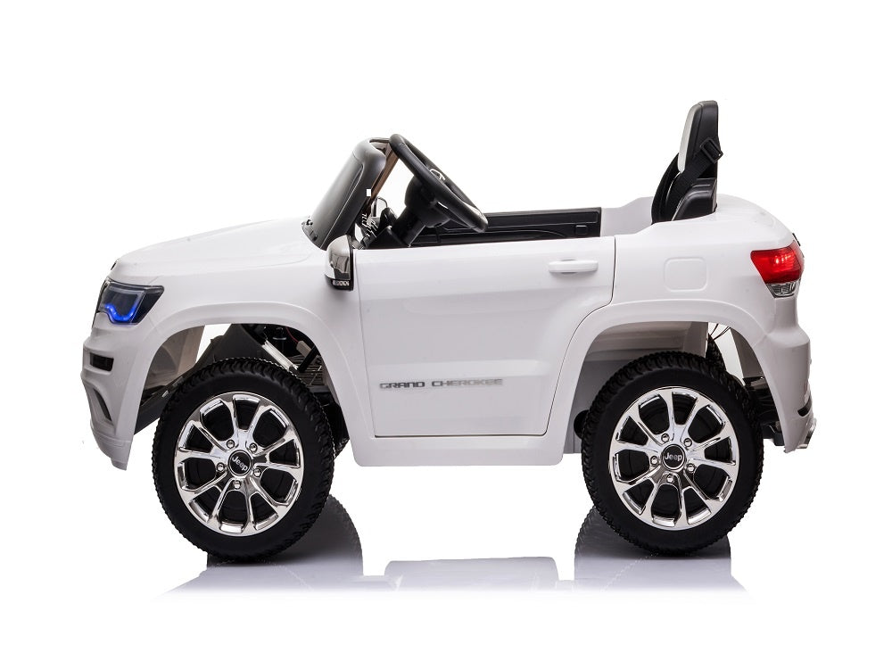 Jeep Grand Cherokee, Voiture Électrique Pour Enfants 12 Volts, Siège En Cuir Et Plus Encore !