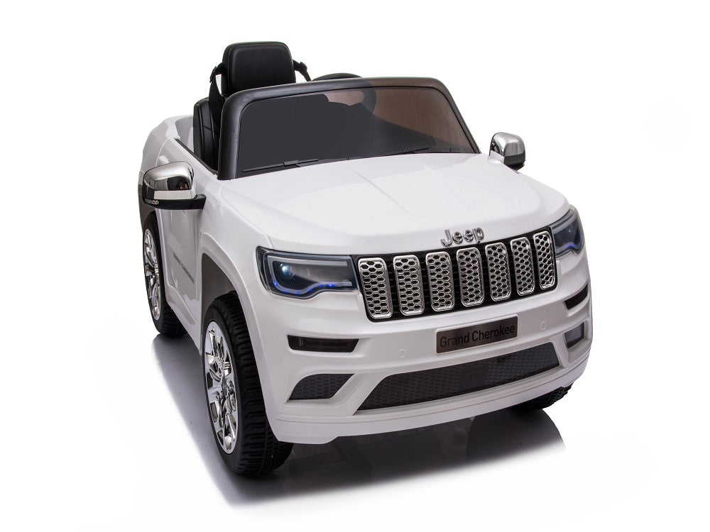 Jeep Grand Cherokee, Voiture Électrique Pour Enfants 12 Volts, Siège En Cuir Et Plus Encore !
