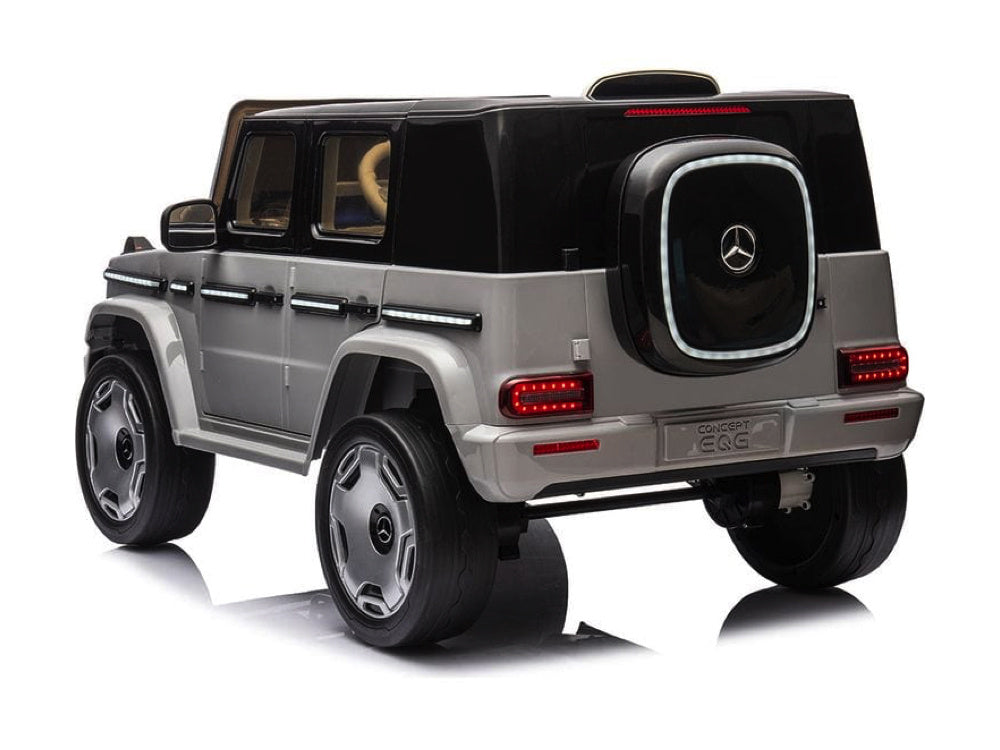 Mercedes Benz Eqg, Voiture Électrique Pour Enfants 12 Volts Avec Pneus En Caoutchouc, Siège En Cuir Et Plus Encore !