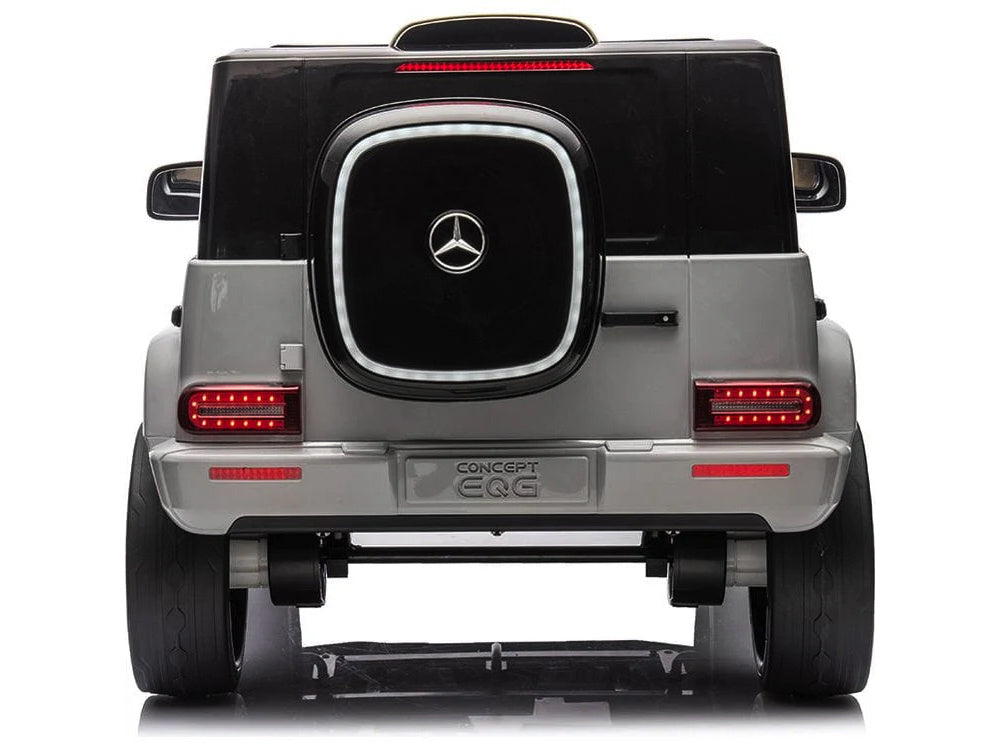 Mercedes Benz Eqg, Voiture Électrique Pour Enfants 12 Volts Avec Pneus En Caoutchouc, Siège En Cuir Et Plus Encore !