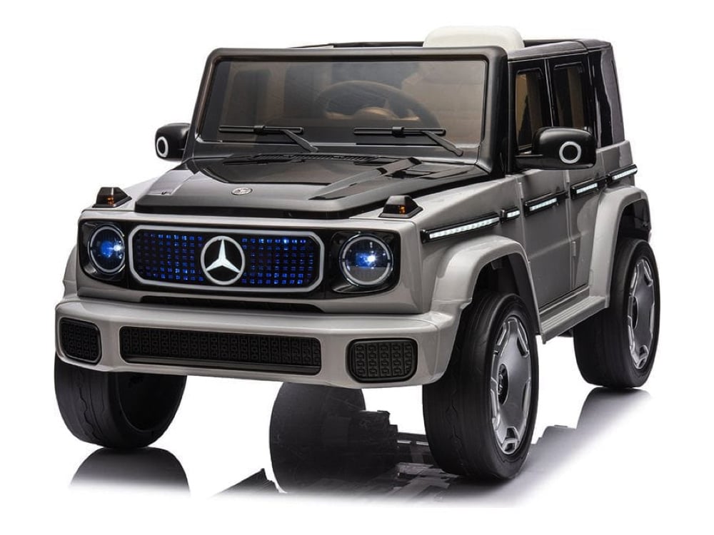 Mercedes Benz Eqg, Voiture Électrique Pour Enfants 12 Volts Avec Pneus En Caoutchouc, Siège En Cuir Et Plus Encore !