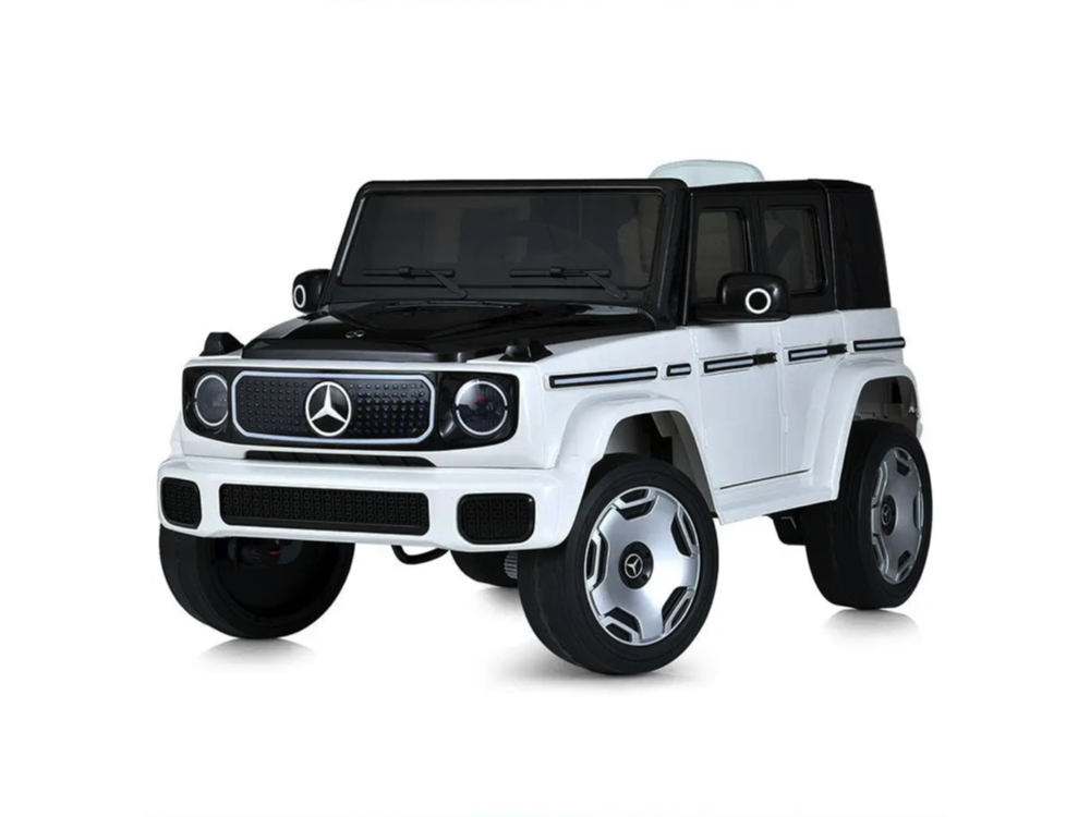 Mercedes Benz Eqg, Voiture Électrique Pour Enfants 12 Volts Avec Pneus En Caoutchouc, Siège En Cuir Et Plus Encore !