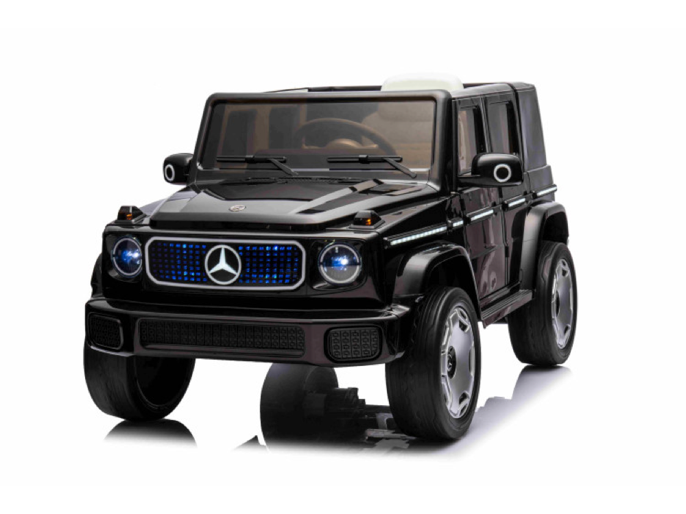Mercedes Benz Eqg, Voiture Électrique Pour Enfants 12 Volts Avec Pneus En Caoutchouc, Siège En Cuir Et Plus Encore !