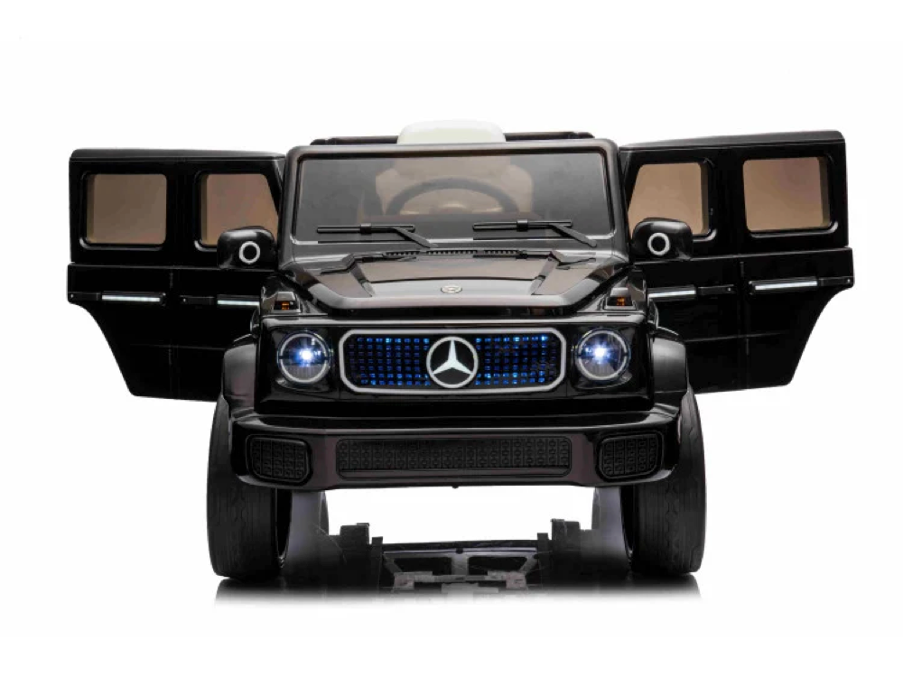 Mercedes Benz Eqg, Voiture Électrique Pour Enfants 12 Volts Avec Pneus En Caoutchouc, Siège En Cuir Et Plus Encore !