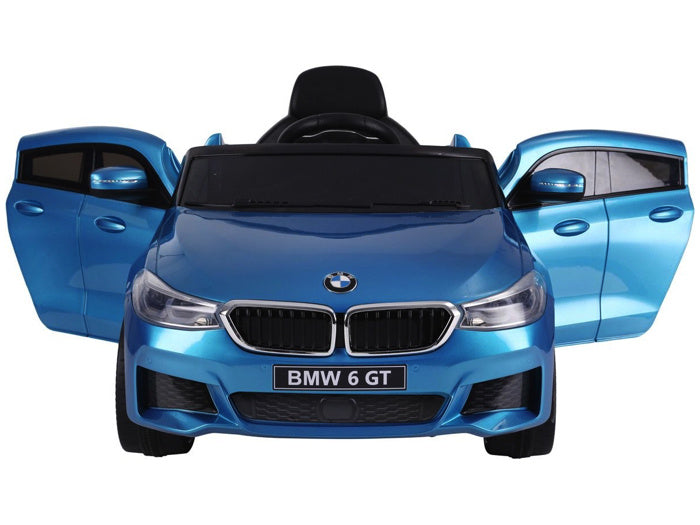 Bmw 6 Gt, Siège En Cuir, Pneus En Caoutchouc, Voiture À Batterie Pour Enfants !