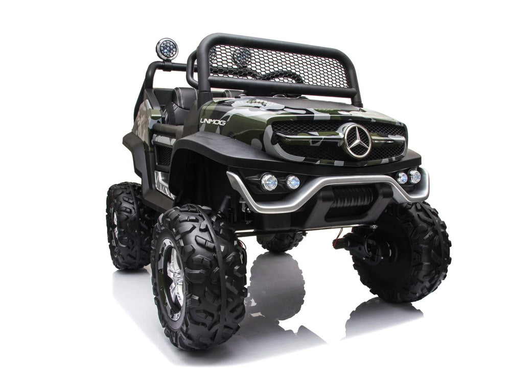 Mercedes-Benz Unimog, Véhicule À Batterie Pour Enfants 12V, Buggy Avec De Nombreuses Options