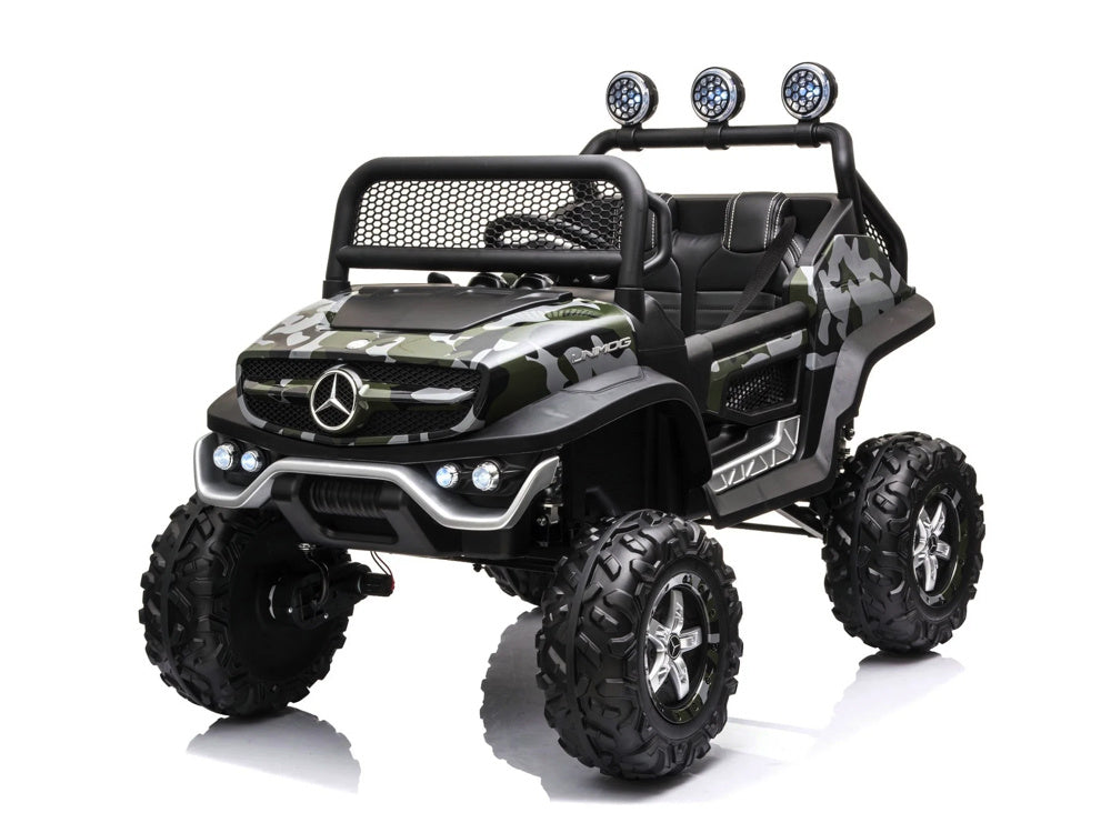 Mercedes-Benz Unimog, Véhicule À Batterie Pour Enfants 12V, Buggy Avec De Nombreuses Options