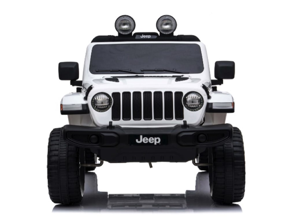 Jeep Wrangler Rubicon, Voiture Électrique 12V Pour Enfants Avec Batterie Au Lithium, Pneus En Caoutchouc Et Siège En Similicuir
