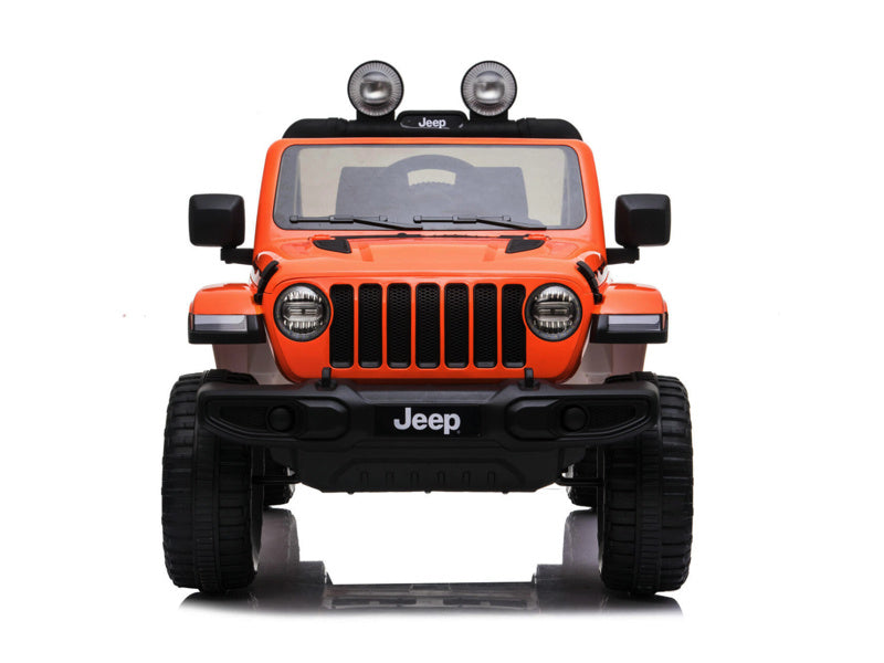 Jeep Wrangler Rubicon, Voiture Électrique 12V Pour Enfants Avec Batterie Au Lithium, Pneus En Caoutchouc Et Siège En Similicuir