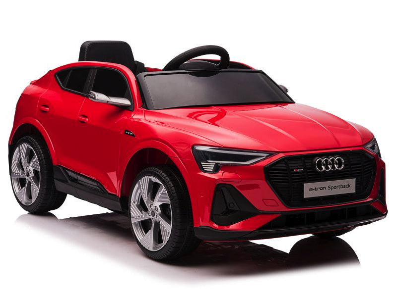 Audi E-Tron, Voiture Électrique Pour Enfants 12 Volts Avec Pneus En Caoutchouc, Siège En Cuir Et Plus Encore !