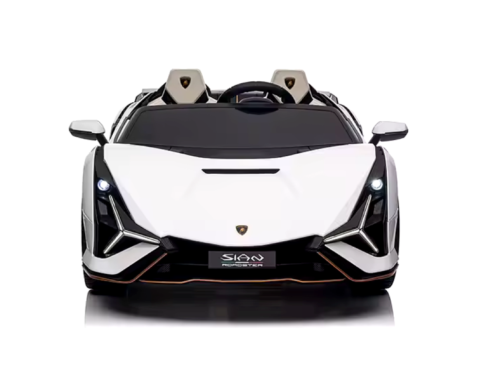 Lamborghini Sian, Voiture Électrique Pour Enfants 24 Volts Avec Pneus En Caoutchouc, Siège En Cuir Et Plus