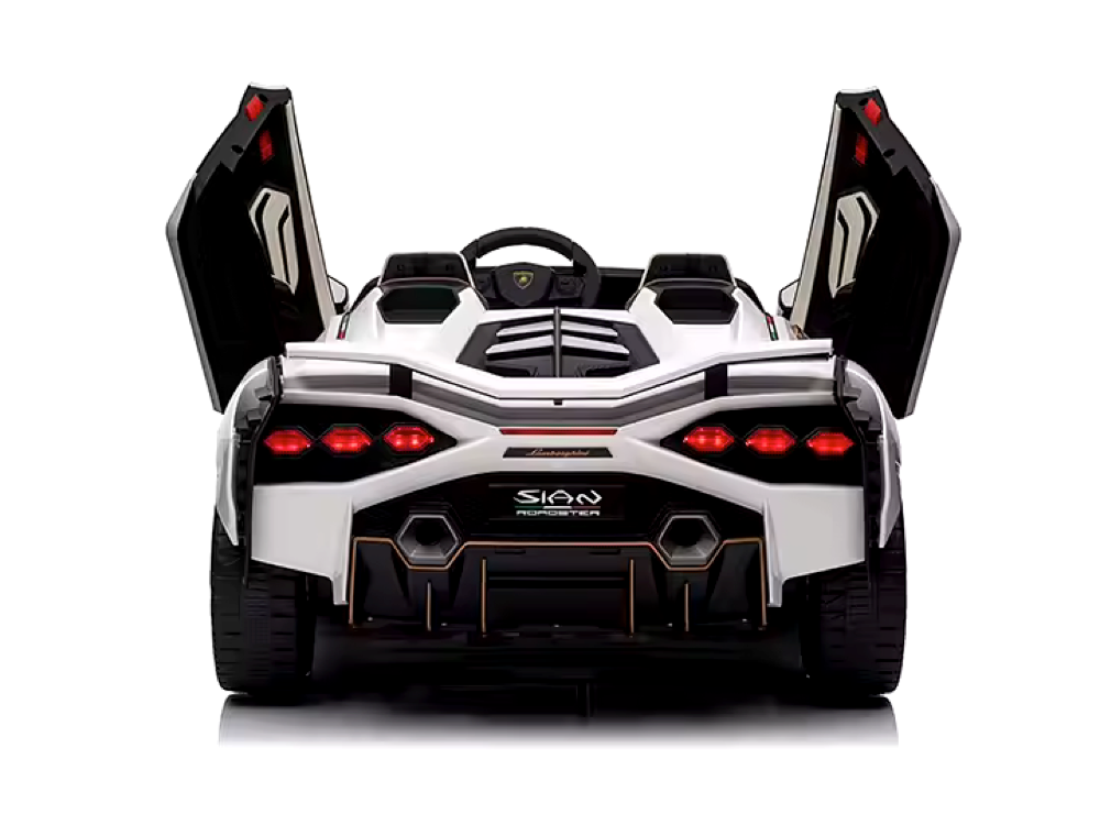 Lamborghini Sian, Voiture Électrique Pour Enfants 24 Volts Avec Pneus En Caoutchouc, Siège En Cuir Et Plus