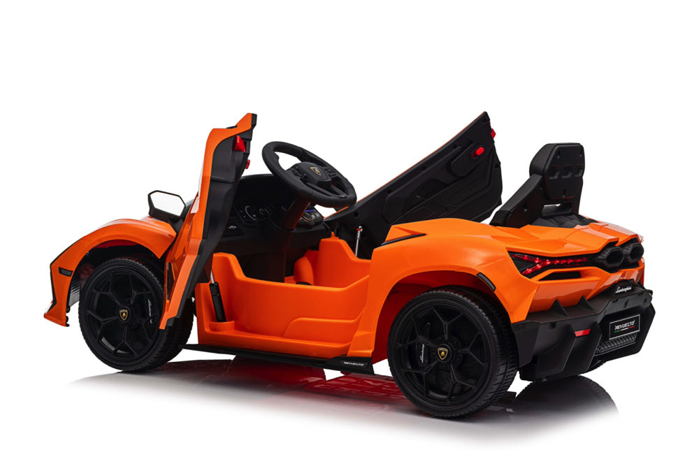 Lamborghini Revuelto, Voiture Électrique Pour Enfants 12 Volts Avec Pneus Eva Et Siège En Simili Cuir !