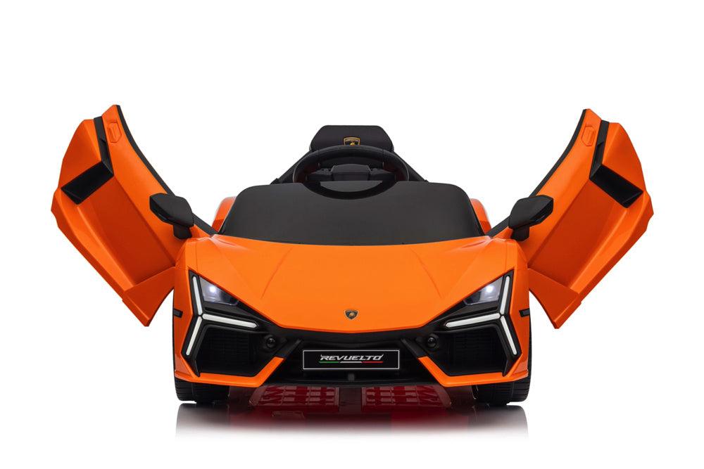 Lamborghini Revuelto, Voiture Électrique Pour Enfants 12 Volts Avec Pneus Eva Et Siège En Simili Cuir !