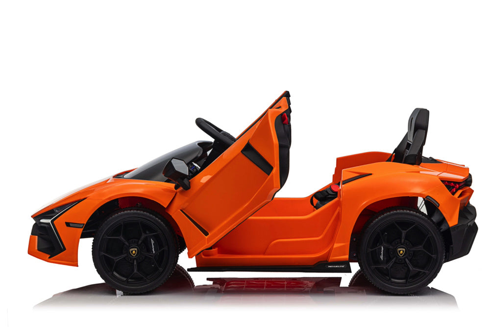 Lamborghini Revuelto, Voiture Électrique Pour Enfants 12 Volts Avec Pneus Eva Et Siège En Simili Cuir !