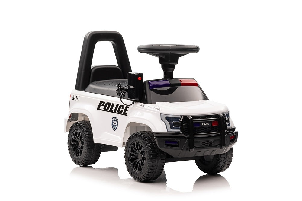 Voiture De Police Avec Sirène Lumineuse Et Véritable Talkie-Walkie