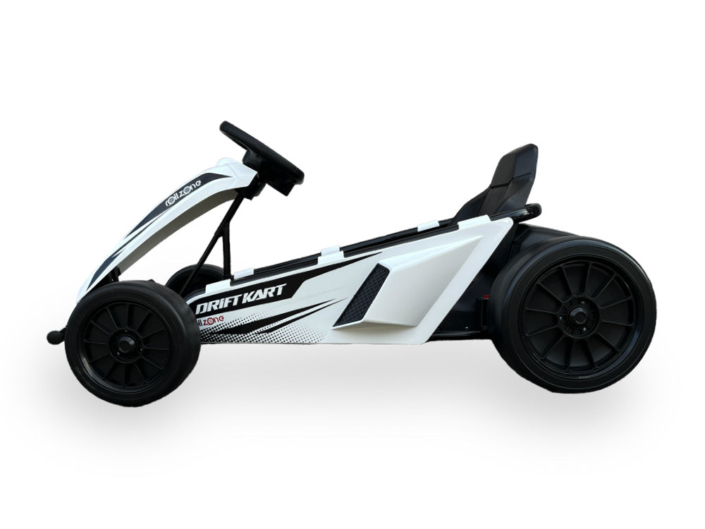 Rollzone Drift Go-Kart, Kart Lithium 24 Volts Avec Moteurs 200 Watts, Nouvelle Édition !