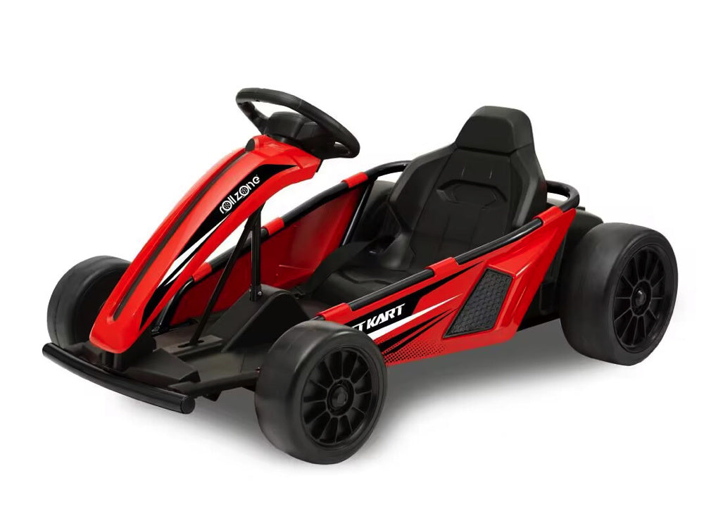 Rollzone Drift Go-Kart, Kart Lithium 24 Volts Avec Moteurs 200 Watts, Nouvelle Édition !