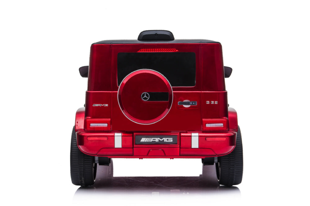Mercedes G63, Voiture Électrique Pour Enfants Avec Batterie Lithium 12 Volts, Pneus En Caoutchouc, Siège En Cuir Et Bien Plus Encore !