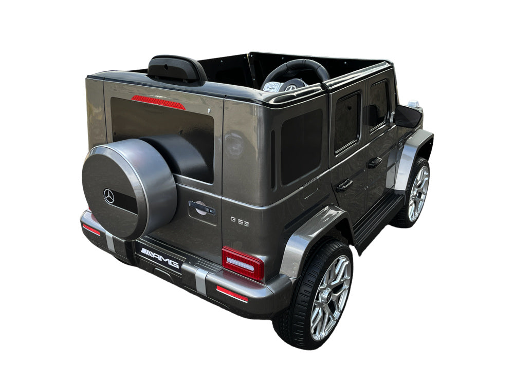 Mercedes G63, Voiture Pour Enfants Avec Batterie Au Lithium, Pneus En Caoutchouc, Siège En Similicuir
