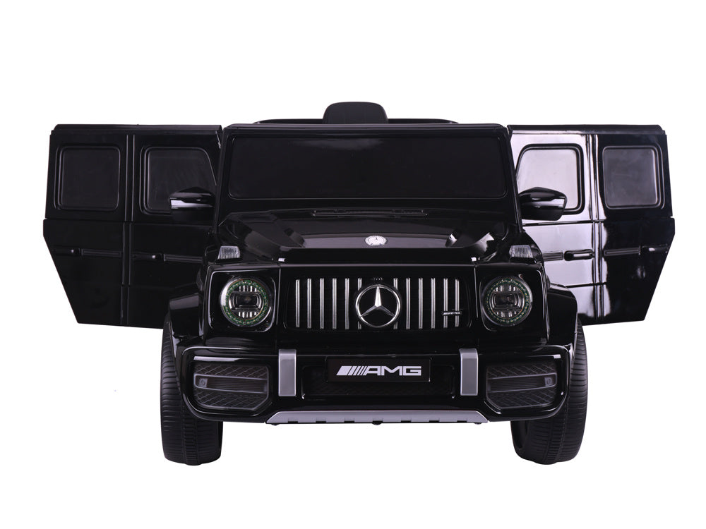 Mercedes G63, Voiture Électrique Pour Enfants Avec Batterie Lithium 12 Volts, Pneus En Caoutchouc, Siège En Cuir Et Bien Plus Encore !