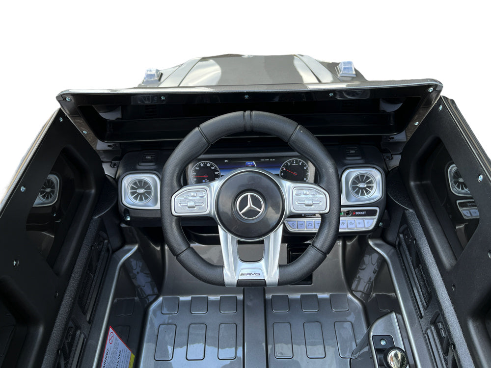 Mercedes G63, Voiture Pour Enfants Avec Batterie Au Lithium, Pneus En Caoutchouc, Siège En Similicuir