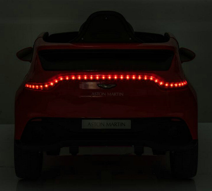 Aston Martin Voiture √©Lectrique Pour Enfants  12V Avec Pneus En Caoutchouc, Si√®Ge En Cuir Et Plus Encore !