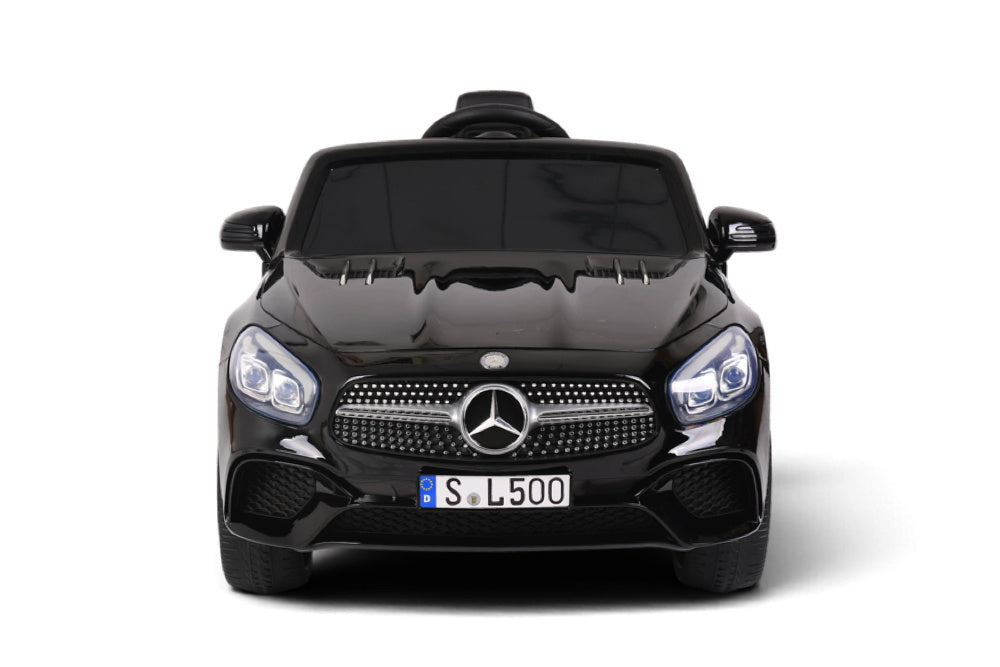 Mercedes Sl500, Voiture Électrique Pour Enfants 12 Volts Avec Une Batterie Au Lithium, Des Pneus En Caoutchouc, Un Siège En Similicuir Et Bien Plus Encore !
