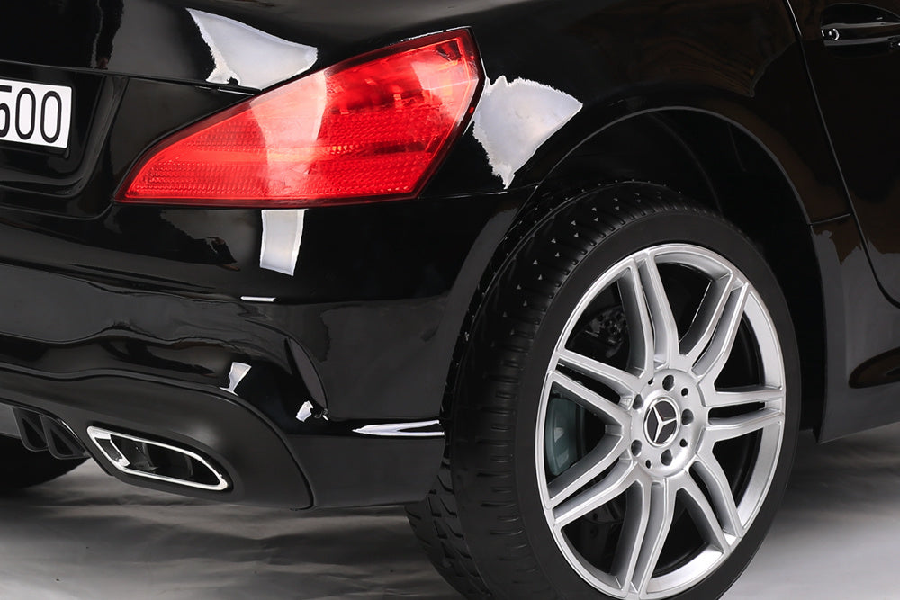 Mercedes Sl500, Voiture Électrique Pour Enfants 12 Volts Avec Une Batterie Au Lithium, Des Pneus En Caoutchouc, Un Siège En Similicuir Et Bien Plus Encore !