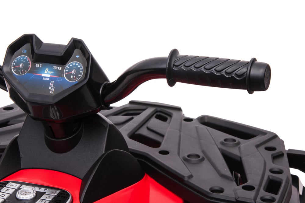 Quad Électrique Lithium 24 Volts, 4 Moteurs, Pneus En Caoutchouc, Siège En Cuir Et Plus Encore !