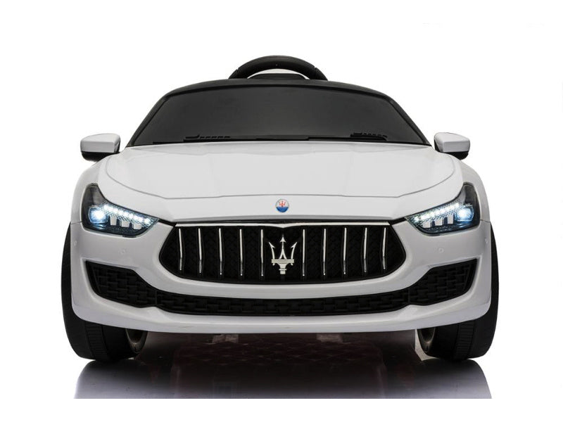 Maserati Ghibli, Voiture Électrique Pour Enfants 12V, Pneus En Caoutchouc, Siège En Cuir.
