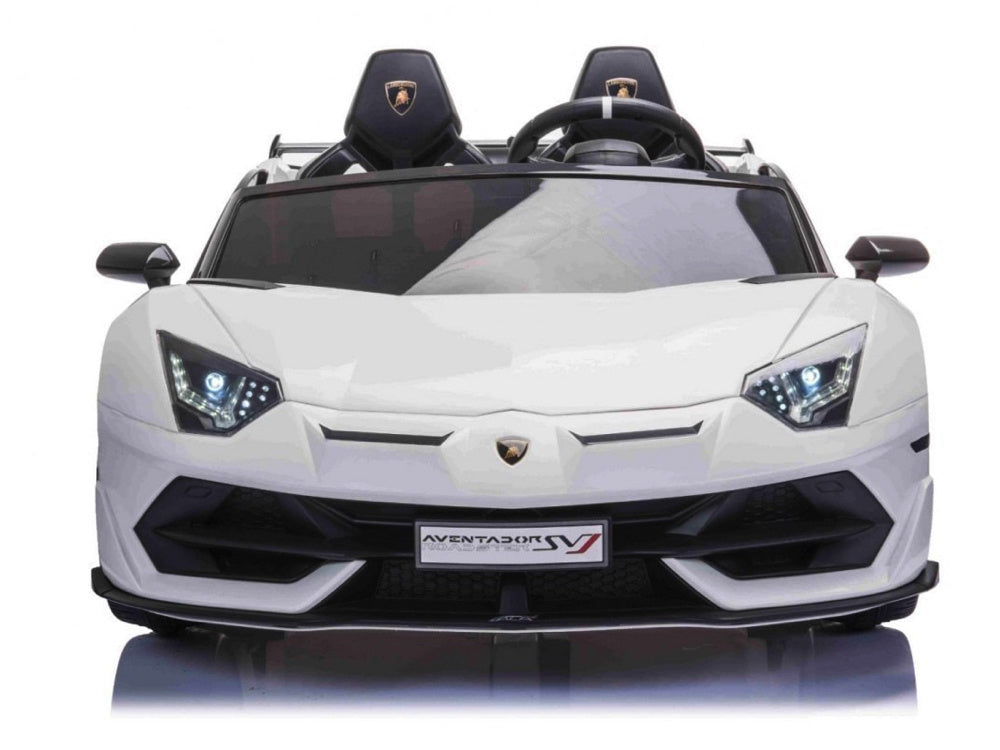 Lamborghini Aventador, Voiture Électrique Pour Enfants 2 Personnes 24 Volts Avec Pneus En Caoutchouc, Siège En Cuir !