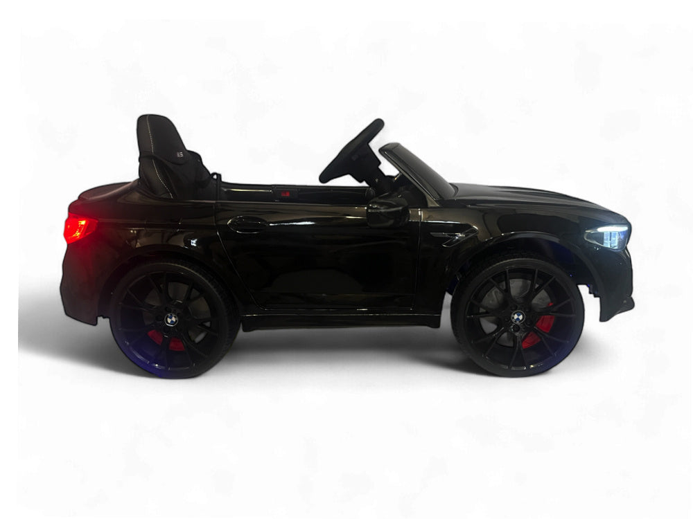 Bmw M5,Lithium, Siège En Cuir, Pneus En Caoutchouc, Voiture À Batterie Pour Enfants !