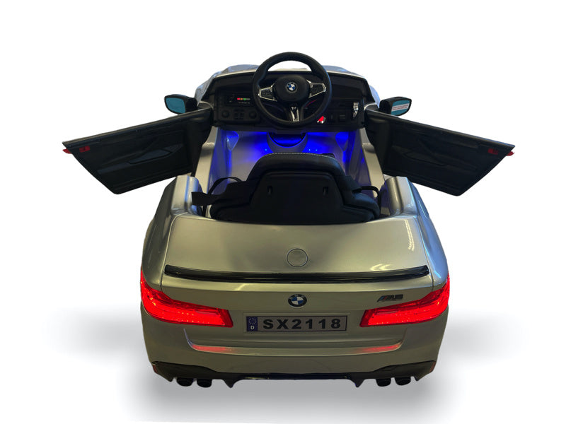 Bmw M5, Siège En Cuir, Pneus En Caoutchouc, Voiture À Batterie Pour Enfants !
