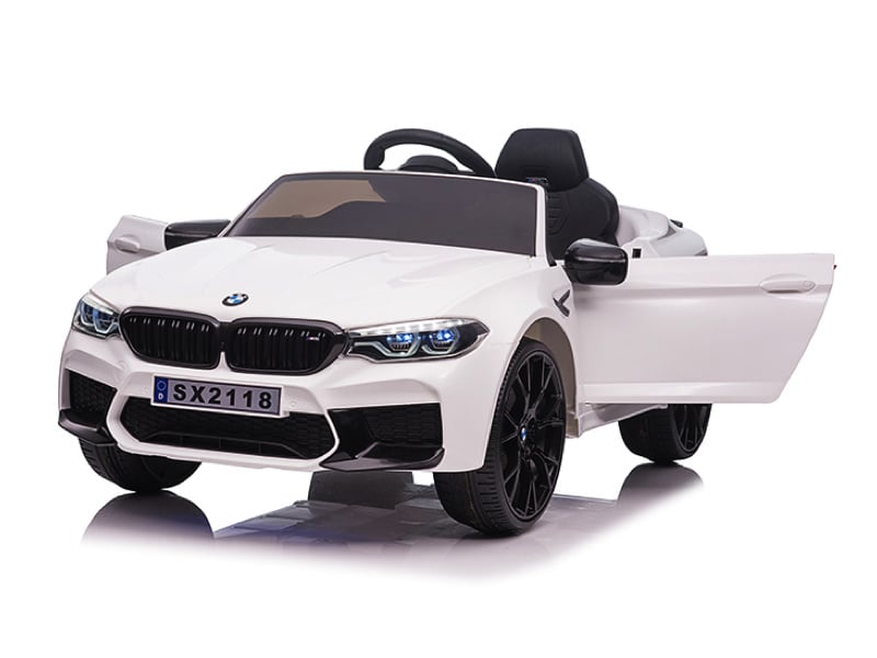 Bmw M5,Lithium, Siège En Cuir, Pneus En Caoutchouc, Voiture À Batterie Pour Enfants !