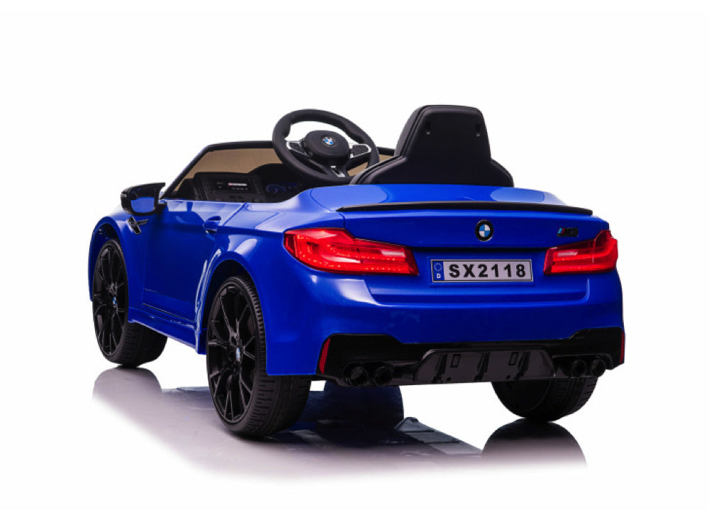 Bmw M5,Lithium, Siège En Cuir, Pneus En Caoutchouc, Voiture À Batterie Pour Enfants !