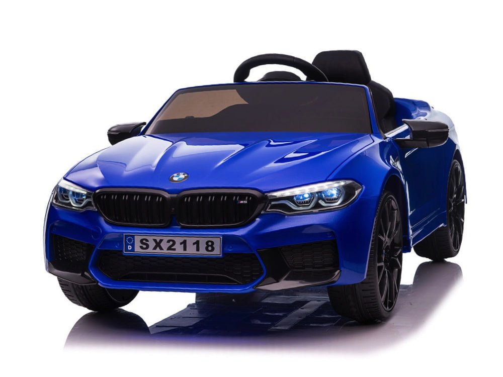 Bmw M5,Lithium, Siège En Cuir, Pneus En Caoutchouc, Voiture À Batterie Pour Enfants !